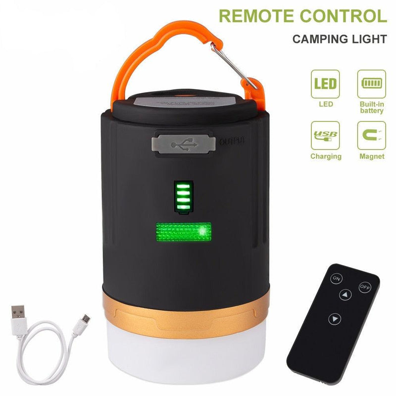 Waterproof IPX6 Portable LED Night Light with Remote - WELLQHOME