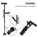 Collapsible Telescopic Elder Folding Cane - WELLQHOME