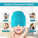Headache  Migraine Relief Hat Cold Compress Therapy Cap - WELLQHOME