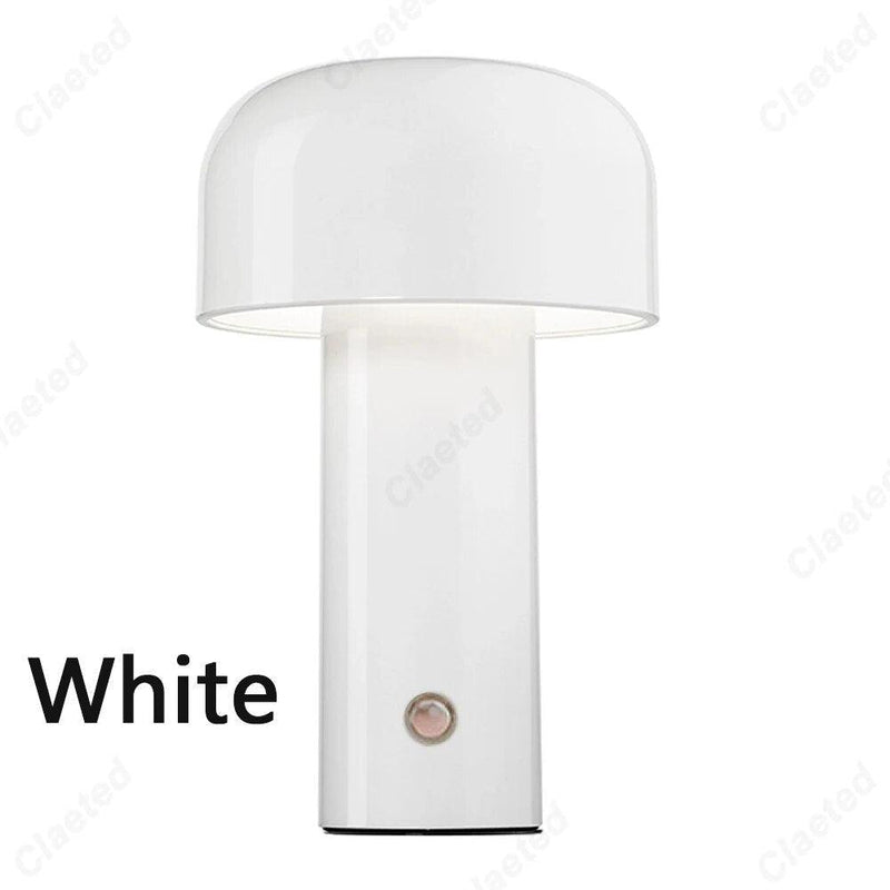USB Rechargable Italian Mushroom Table Lamp - WELLQHOME