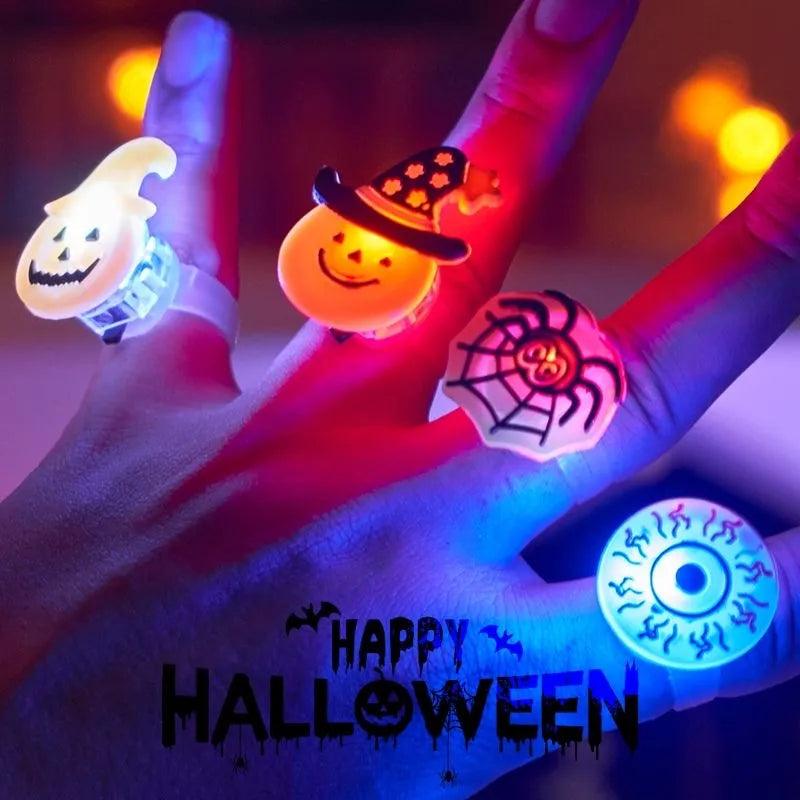 LED Luminous Happy Holiday Rings - WELLQHOME