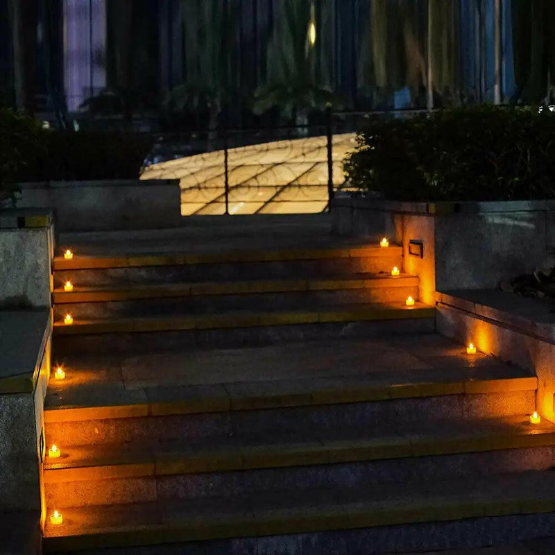 Outdoor Plastic Solar Energy Candle Light - WELLQHOME