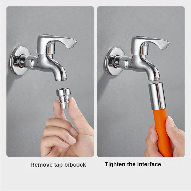 360° Rotation Faucet Extenders Adjustable Bending Tube - WELLQHOME