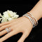 Adjustable Size Rose Gold Color Bracelet Bangle Ring Set - WELLQHOME