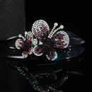 Handmade Rhinestone Hair Claws Butterfly Clips - WELLQHOME