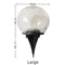 Outdoor Solar Cracked Glass Globe Light LED Path Light Christmas Light - WELLQHOME