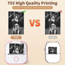 Phomemo T02 Mini Printer Portable Printer Thermal Printing Sticker - WELLQHOME