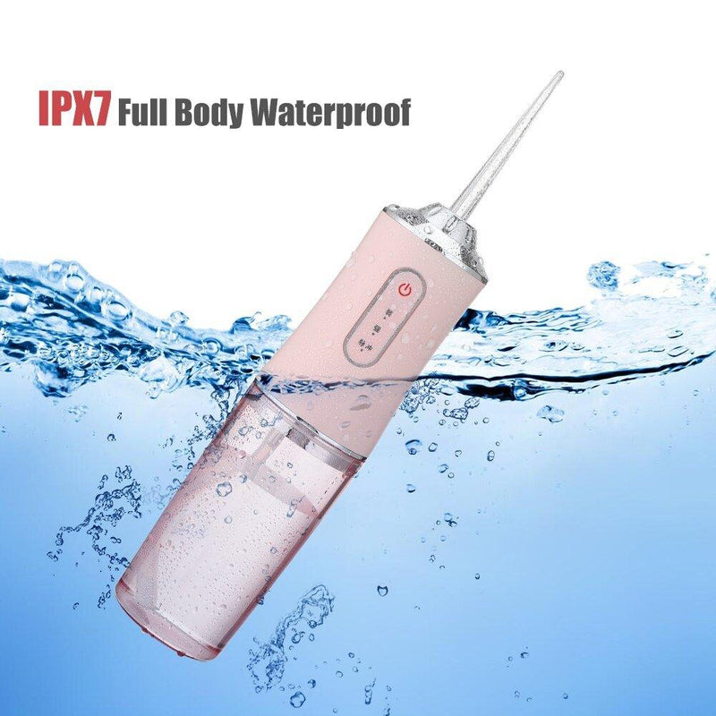 Portable Water Flosser Best Oral Irrigator Cordless teeth flosser - WELLQHOME