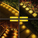 Solar Brick Ice Cube Paver Lights - WELLQHOME