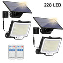 Waterproof Solar Security Lights with Motion Sensor - WELLQHOME